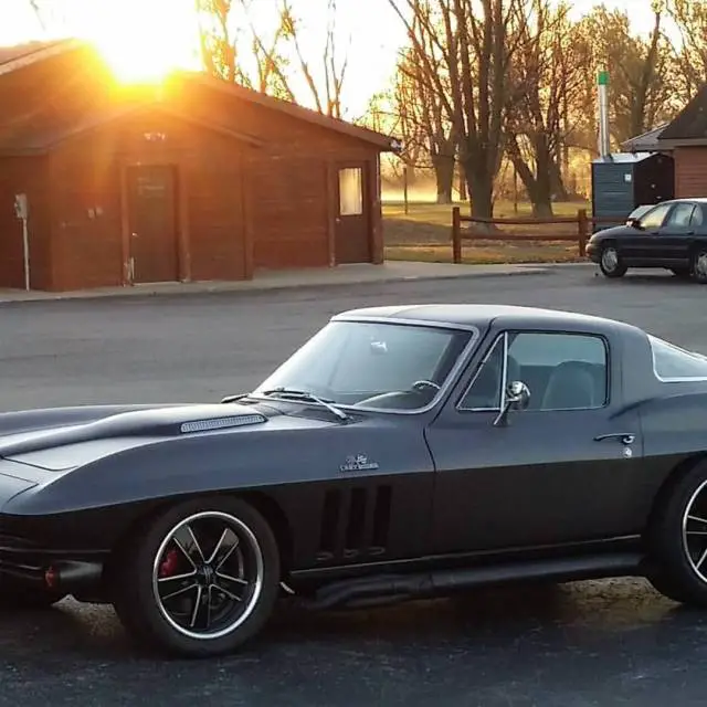 1966 Chevrolet Corvette Chrome Blacked Out.