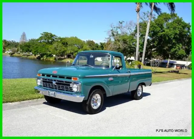 1966 Ford F-100 Custom Cab Short Bed 352 V8 code L Holly Green