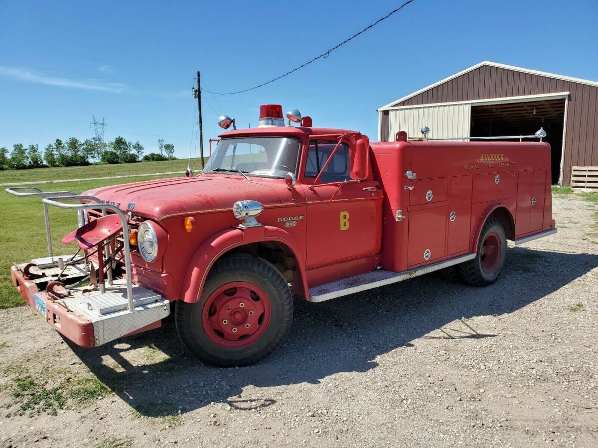 1966 Dodge D600 Firetruck