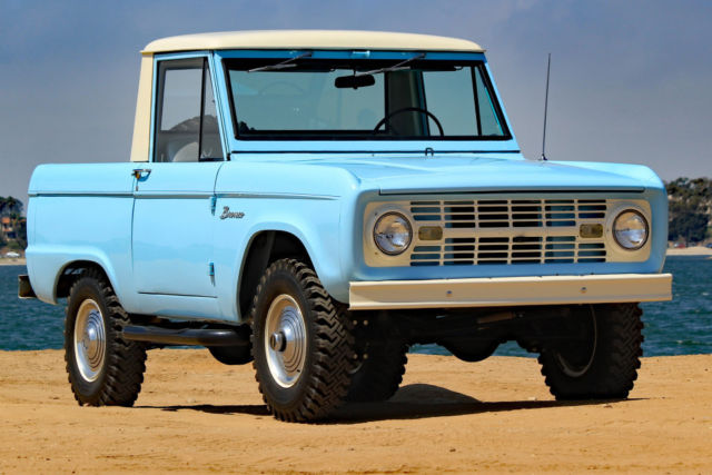 1966 Ford Bronco Fully Restored Excellent Condition Rare Half Cab U14 Truck For Sale Photos Technical Specifications Description