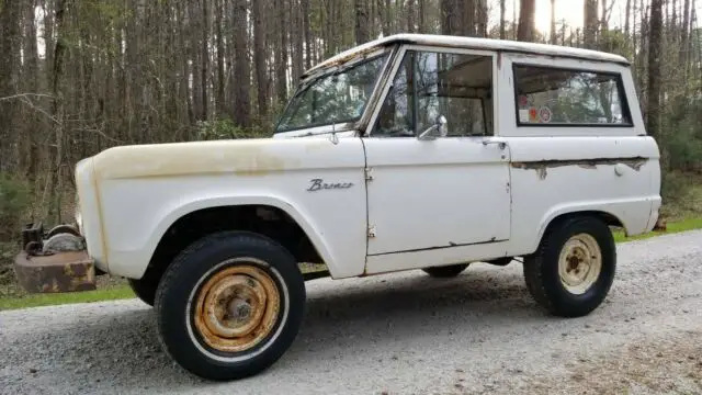 1966 Ford Bronco U15 Uncut 4wd Manual Trans 270ci I6 Eyebrow Grill Pto Winch For Sale Photos Technical Specifications Description