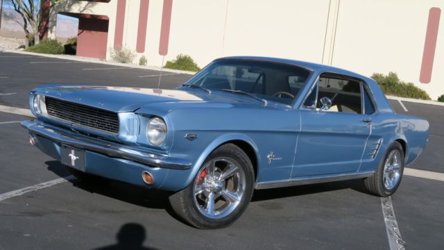 1966 Ford Mustang 289 V8 A CODE! P/S! DISC BRAKES! PONY INTERIOR!