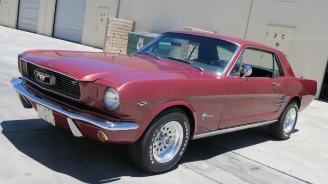 1966 Ford Mustang 289 V8 A CODE! P/S! PONY INTERIOR! RUNS EXCELLENT!