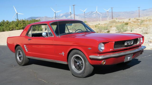 1966 Ford Mustang 289 V8 C CODE SAN JOSE CAR! P/S! AIR CONDITIONING!