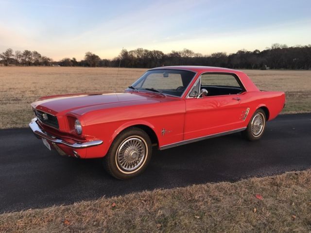 1966 Ford Mustang 6CYL COUPE AUTO CONSOLE BUCKETS SOLID BODY