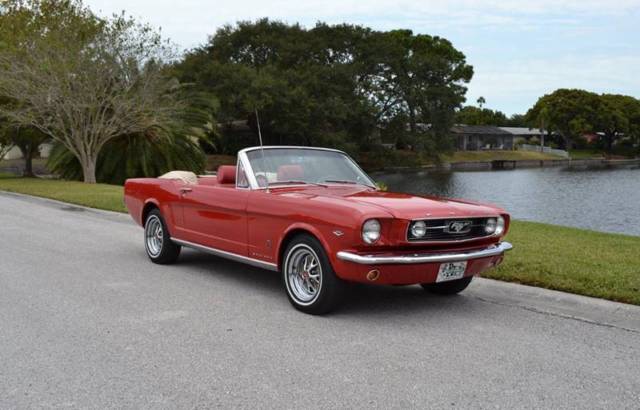 1966 Ford Mustang A Code 289  V8 Upgraded 5-Speed Manual  Power Top