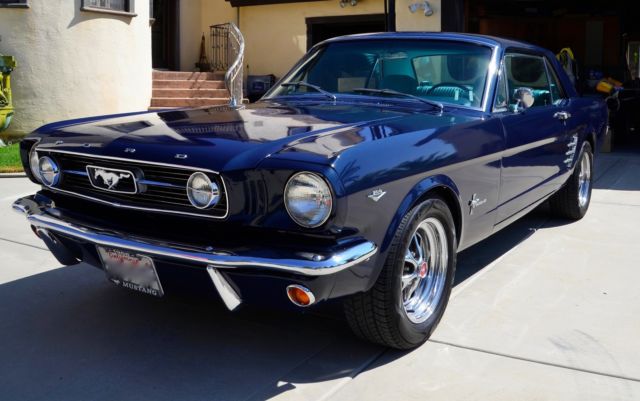 1966 Ford Mustang Dark Blue