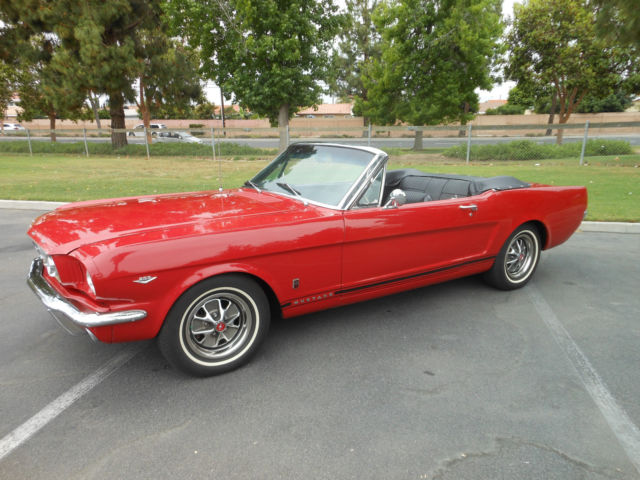 1966 Ford Mustang GT Convertible A code 289  Pony / Deluxe