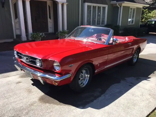 1966 Ford Mustang GT Deluxe interior