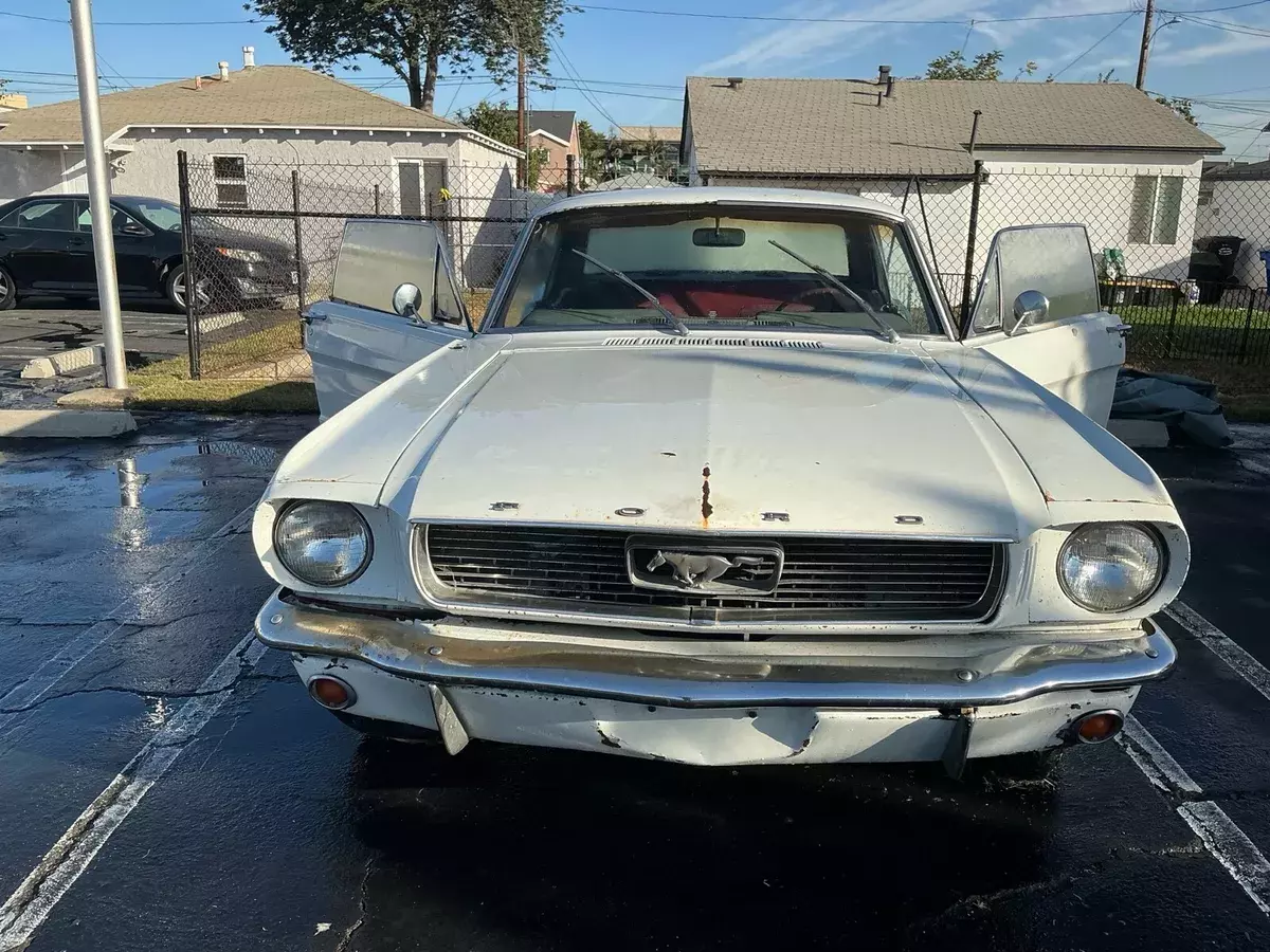 1966 Ford Mustang White