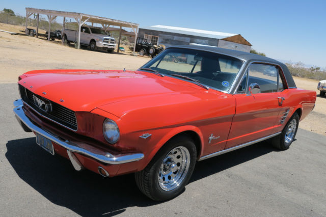 1966 Ford Mustang 289 V8 C CODE CALIFORNIA CAR BUILT IN SAN JOSE, AC