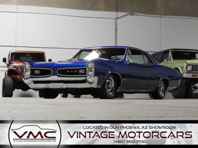 1966 Pontiac GTO 4-Speed PHS DOCS