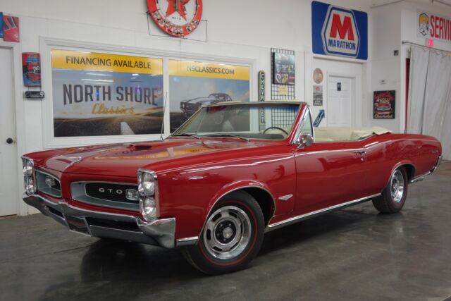 1966 Pontiac GTO -CONVERTIBLE-389 TRI POWER- REAL 242 VIN -5 SPEED