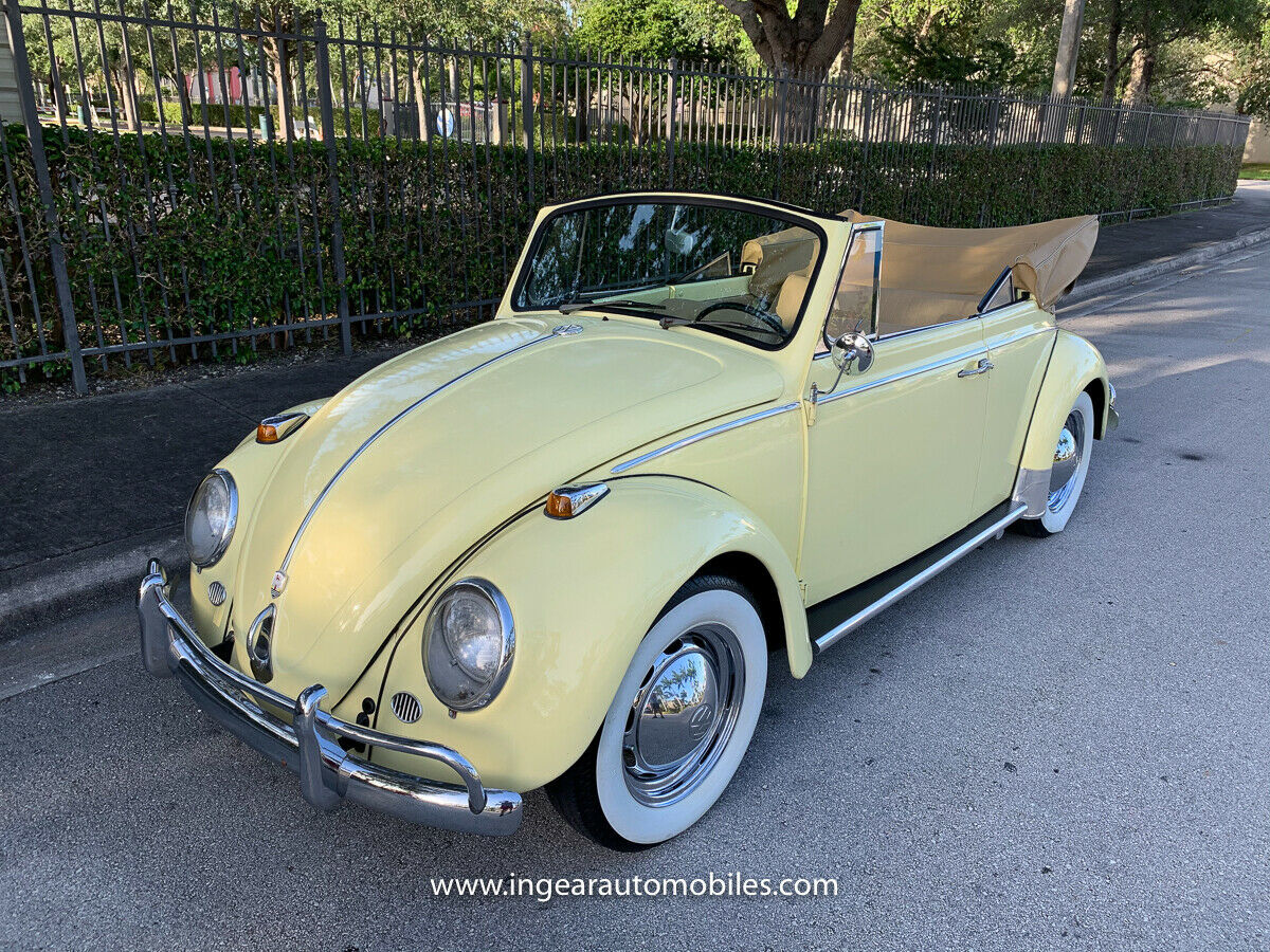 1966 Volkswagen Beetle - Classic Convertible! Tan Interior! SEE Video!!