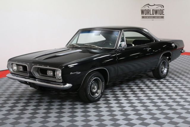 1967 Plymouth Barracuda BLACK 4 SPEED V8 SHOW CAR