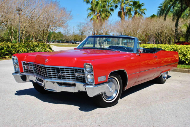 1967 Cadillac DeVille Convertible Absolutely Gorgeous Claddy! One Owner!