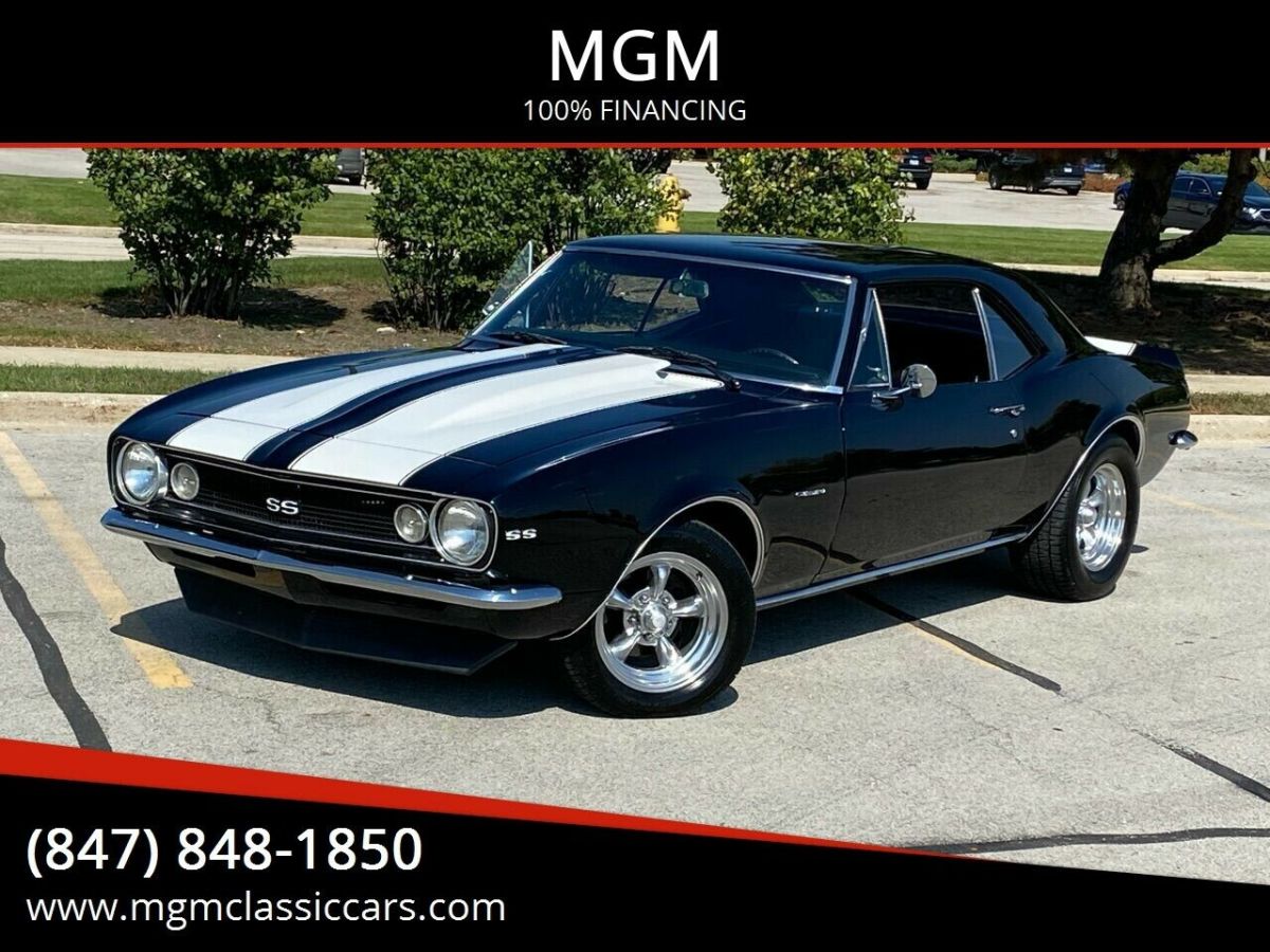 1967 Chevrolet Camaro TUXEDO BLACK PAINT BUILT 421 V8 4L60 12b