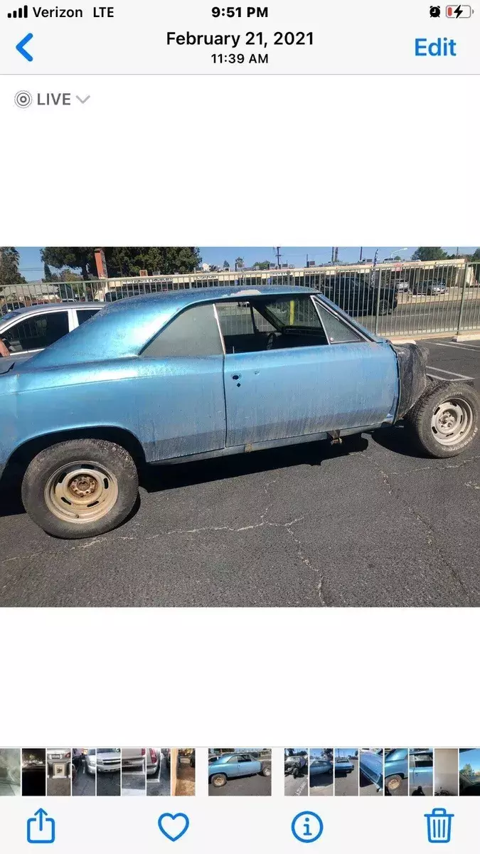 1967 Chevrolet Chevelle blue