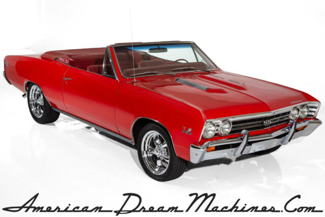 1967 Chevrolet Chevelle Red/Red 396ci Auto PB AC