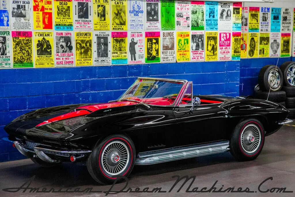 1967 Chevrolet Corvette New Jet Black Paint