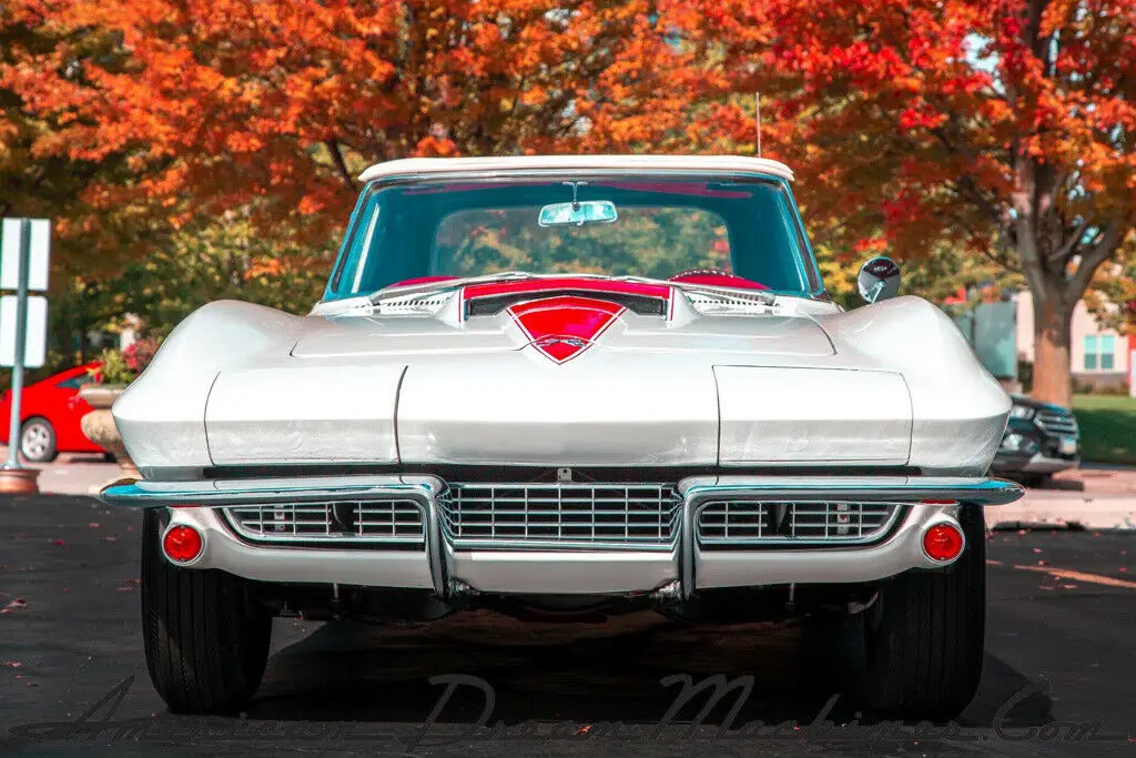 1967 Chevrolet Corvette White 454  Big Block, Convertible, Red Leather, Au