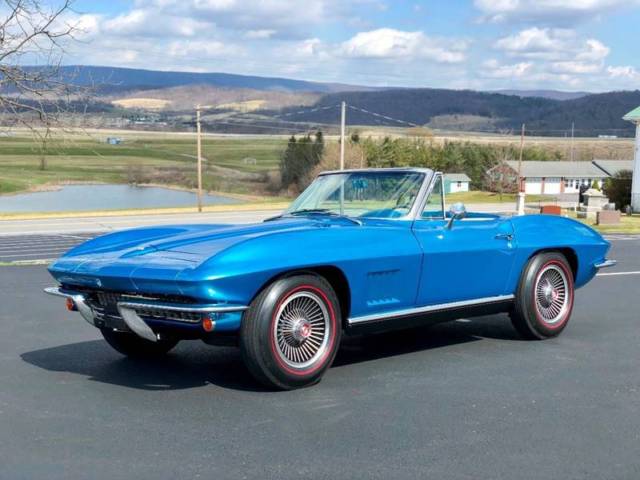 1967 Chevrolet Corvette FrameOffRestored*RareColorCombo*Blue/White*#sMatch