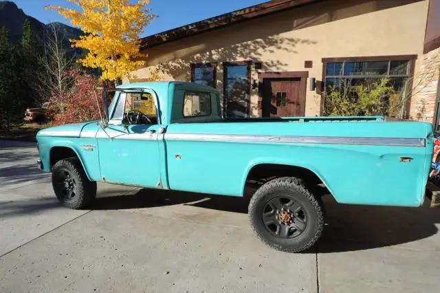 1967 Dodge Power Wagon custom camper