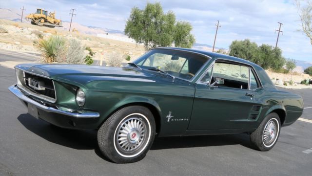 1967 Ford Mustang 289 C CODE SAN JOSE CAR! 71 DSO! DARK MOSS GREEN