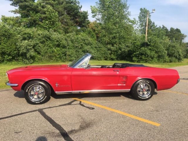 1967 Ford Mustang CANY APPLE RED