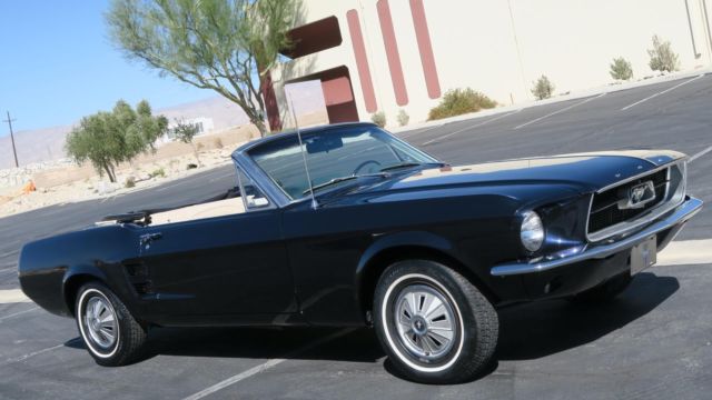 1967 Ford Mustang CONVERTIBLE 289 C CODE SAN JOSE NIGHTMIST BLUE! !!