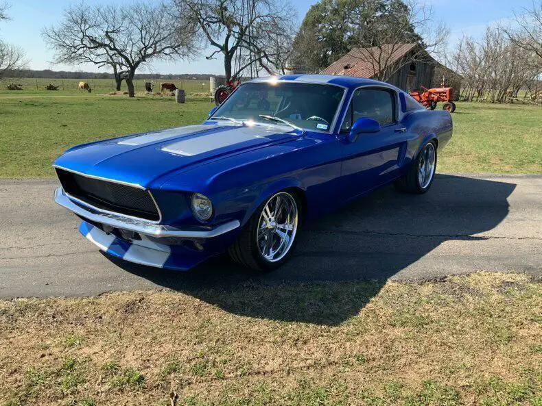 1967 Ford Mustang Daytona Blue Fastback