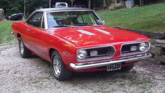 1967 Plymouth Barracuda Notch Back