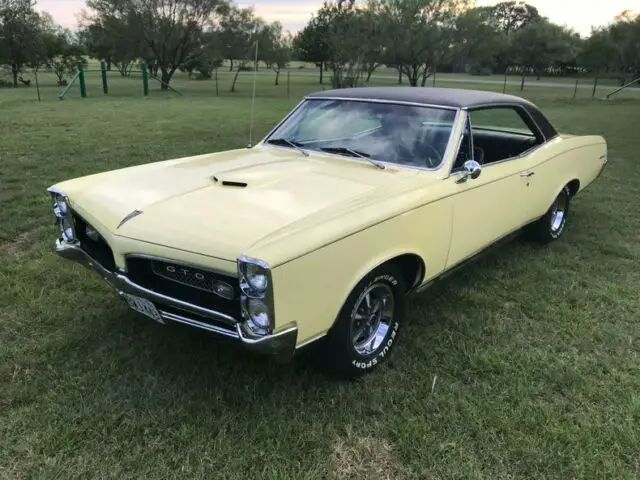 1967 Pontiac GTO 2dr hdtp 4 speed ps pb ac nice