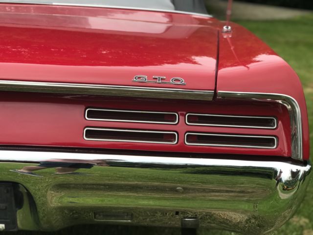 1967 Pontiac GTO 400 4 Speed Positraction Convertible! Real Deal Car ...