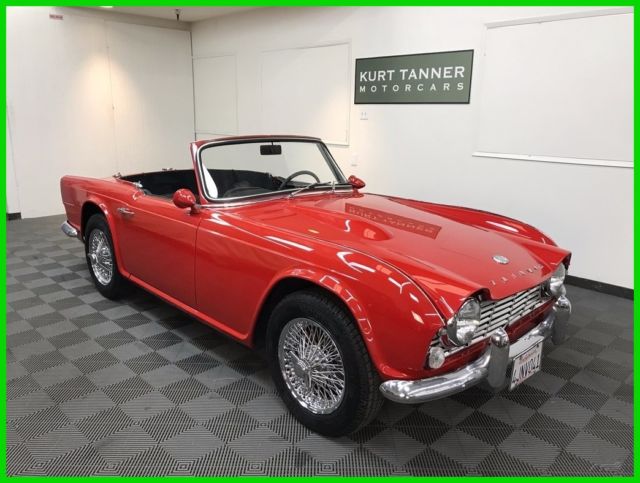1967 Triumph TR4A TR4A Roadster, live axle, chrome wires, hard top