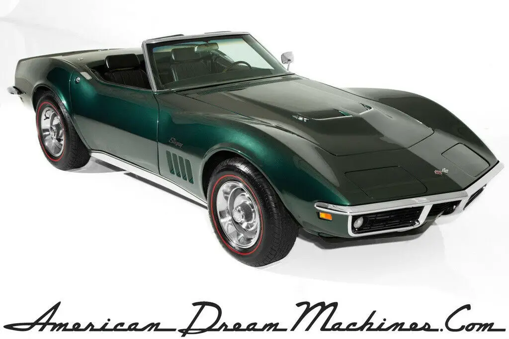 1968 Chevrolet Corvette Convertible, Green/Black, Matching #s 427/390, 4-S