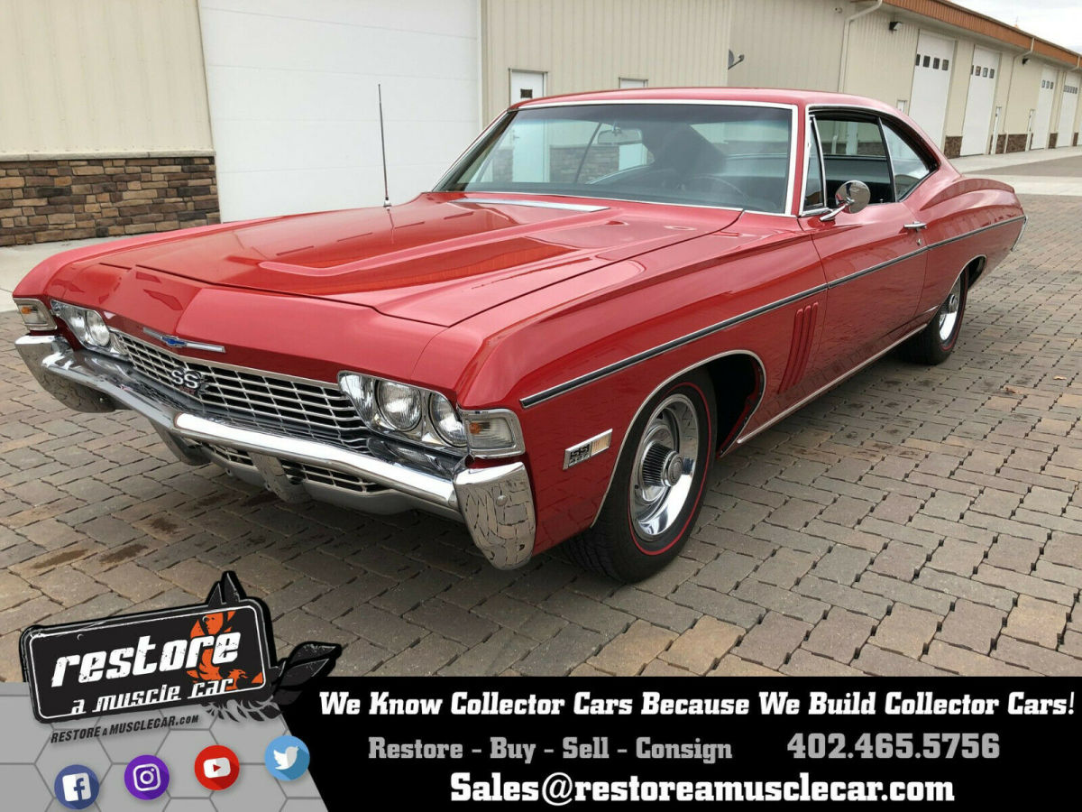 1968 Chevrolet Impala SS  L36 427ci 4spd, Frame Off, Perfect