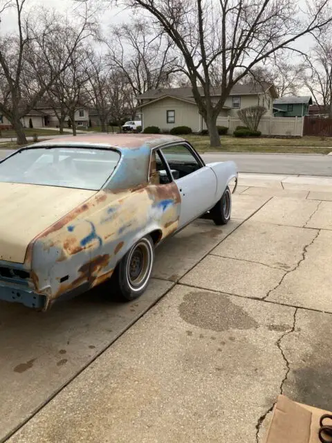 1968 Chevrolet Nova Coupe Blue Rwd Automatic Ss For Sale