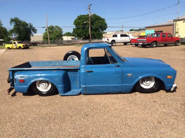 1968 Chevrolet C-10 bagged body dropped patina shop truck rat rod