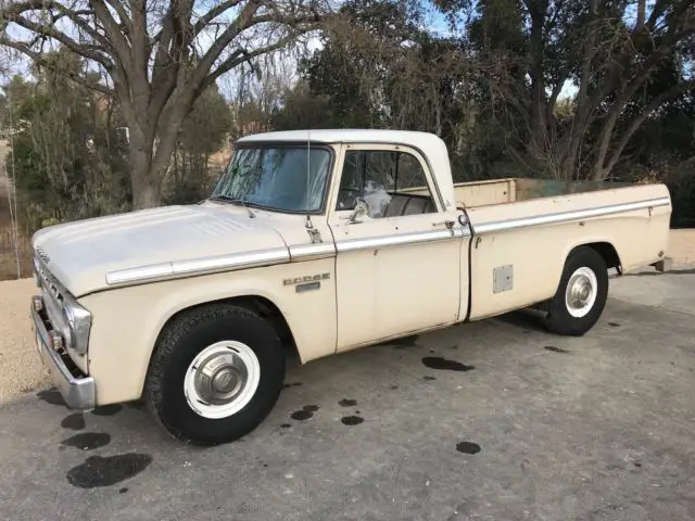 1968 Dodge Other Pickups Custom Camper Special