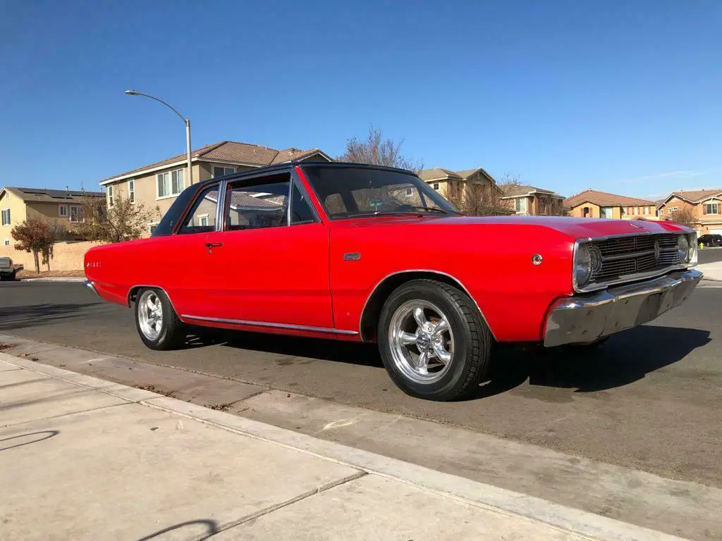 1968 Dodge Dart SPORT SPECIAL MACHING NUMBERS INLINE STRAIGHT 6CYL