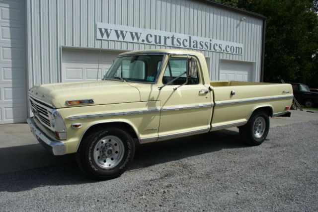 1968 Ford F-250 yellow