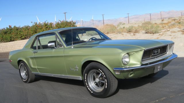 1968 Ford Mustang 289 V8 C CODE CALIFORNIA CAR! 5 SPEED! AC! P/S,PB!