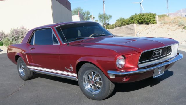 1968 Ford Mustang 289 V8 C CODE SAN JOSE BUILT! P/S! GREAT DRIVER!