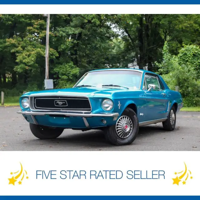 1968 Ford Mustang 2Dr Coupe J Code 4SP Auto 54K Mi Rare Classic