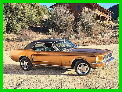 1968 Ford Mustang One of a Kind Color Black Hills Gold Numbers Matching