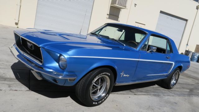 1968 Ford Mustang C CODE CALIFORNIA CAR! P/S! POWER DISC! CLEAN!
