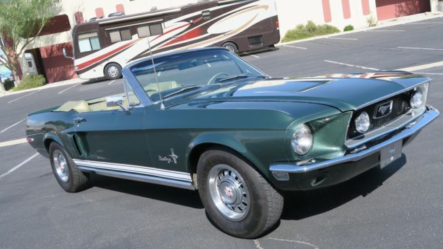 1968 Ford Mustang CONVERTIBLE 289 V8 C CODE, P/S, SHELBY INSPIRED!!!