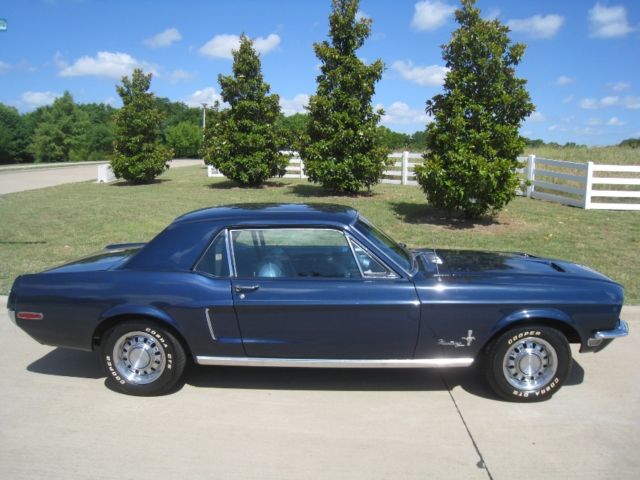 1968 Ford Mustang 302 w/ PS & PB   J-code