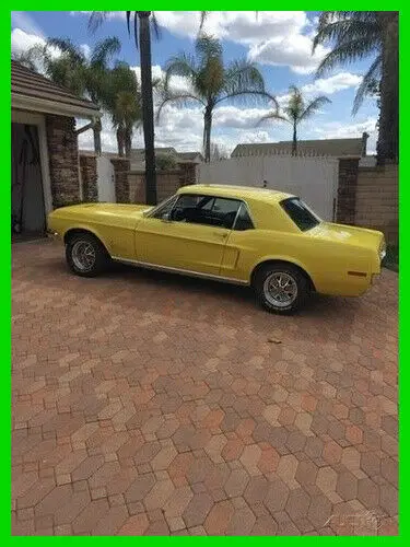 1968 Ford Mustang Numbers Matching Coupe